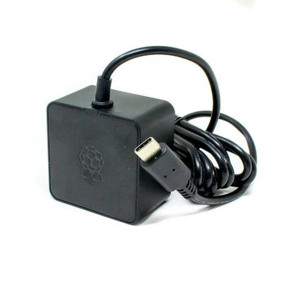 Official USB type-C 15.3W Power Supply For Raspberry Pi 4-Black