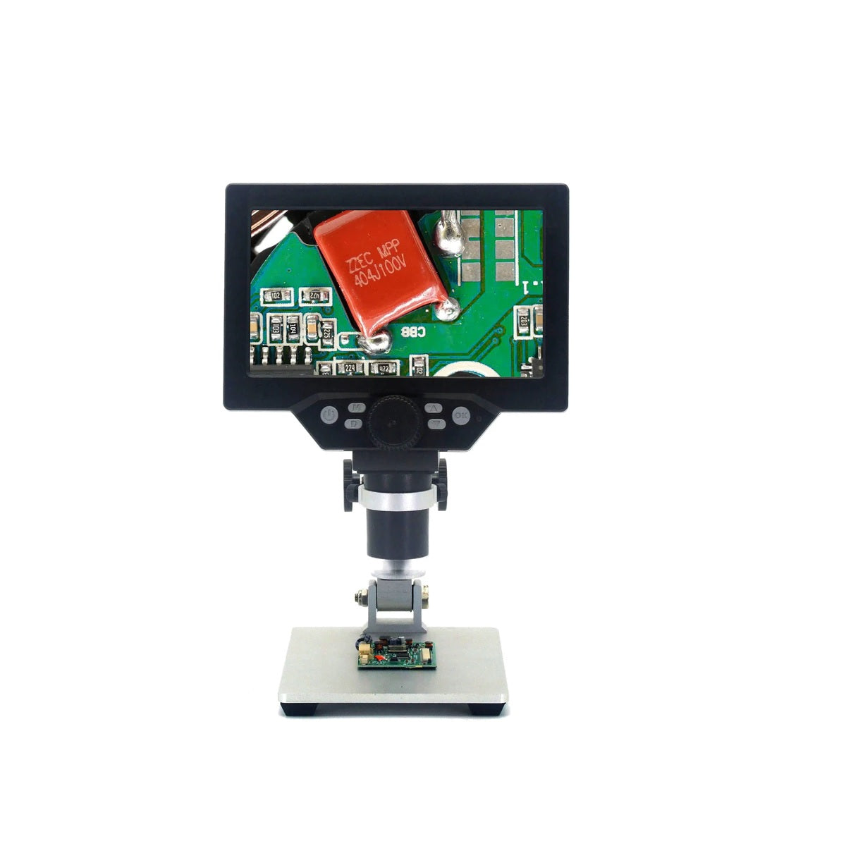 G1200 1200 x 12MP Multipurpose Digital Electronic Microscope with 7″ LCD Display (Basic Quality)