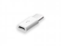 Micro USB-B (Female) to USB Type C (Male) Converter Adapter for Raspberry Pi 4-White