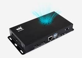 Waveshare Metal Case Designed For Raspberry Pi Official Compute Module 5 IO Board, Comes With Cooling Fan